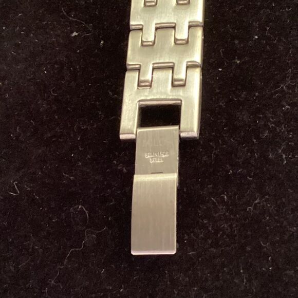 Milor Brand Stainless Steel Panther Link Bracelet 7 1/2” in Silvertone - Picture 5 of 7